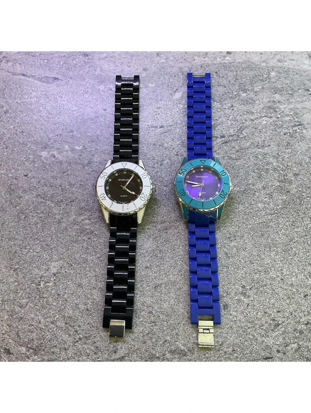 Beautiful Pair Of Colorful Lane Bryant Womens Watches Both Watches Run Great B-Y